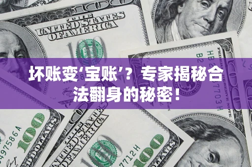 武汉坏账变‘宝账’？专家揭秘合法翻身的秘密！