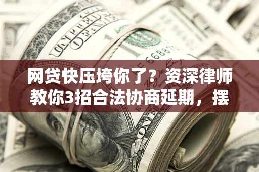 武汉网贷快压垮你了？资深律师教你3招合法协商延期，摆脱暴力催收！