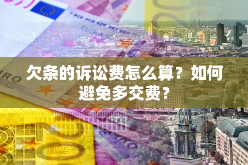 武汉欠条的诉讼费怎么算？如何避免多交费？
