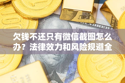 武汉欠钱不还只有微信截图怎么办？法律效力和风险规避全解析