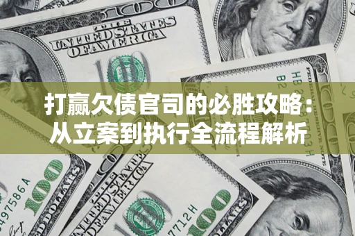 武汉打赢欠债官司的必胜攻略：从立案到执行全流程解析