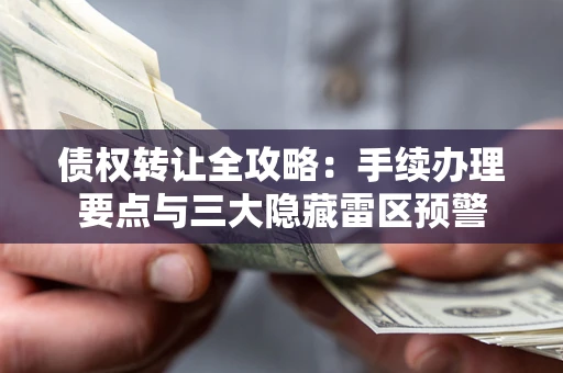 武汉债权转让全攻略：手续办理要点与三大隐藏雷区预警